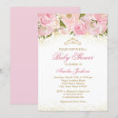 Search for rose gold baby shower invitations Flowers