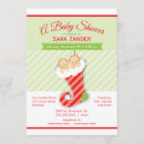 Search for baby shower christmas invitations Green
