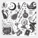Search for halloween witchy stickers Magic