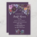Search for purple and teal bridal shower invitations Floral
