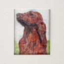 Search for irish setter puzzles Red