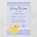 Search for yellow duck baby shower invitations Bird