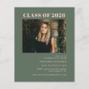 Search for 4x5 graduation invitations announcements Bold typography