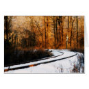 Search for railroad tracks cards Winter
