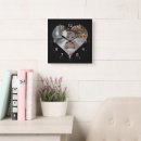 Search for heart shaped clocks Black and white