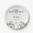 Search for wildflower plates Girl birthday