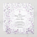 Search for square first communion invitations Girl
