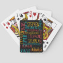 Search for your name playing cards For kids