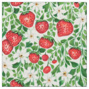 Search for red strawberries fabric Garden