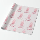 Search for baby bottle wrapping paper Pink