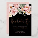 Search for black hens party invitations Rose gold