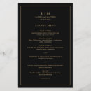 Search for black and gold menus Elegant