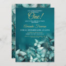 Search for teal 1st birthday invitations Elegant