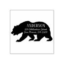 Search for bear rubber stamps Return address
