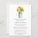 Search for sunflower mason jar bridal shower invitations Rustic