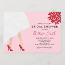 Search for high heel shoe invitations Red