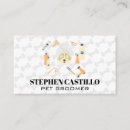 Search for pampering business cards Pet groomer