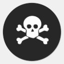 Search for skull cross bones stickers Pirate