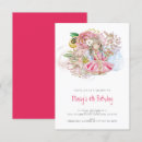 Search for girls 4th birthday invitations Whimsical