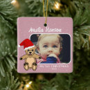 Search for cute teddy bear christmas tree decorations Pink
