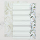 Search for rose stationery paper White roses