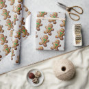 Search for gingerbread man wrapping paper Cute