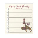 Search for grapes notepads Wine