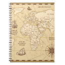 Search for old world map notebooks Europe