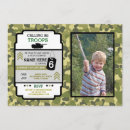 Search for military green camo invitations Soldier
