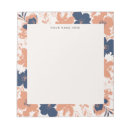 Search for rose blue notepads Floral