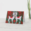 Search for vintage reindeer christmas cards Red