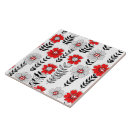 Search for black flower pattern tiles Daisy