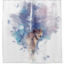 Search for wolves shower curtains Animals