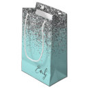 Search for glitter gift bags Girly