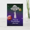 Search for alien birthday cards Flying saucer