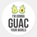 Search for funny avocado stickers Food