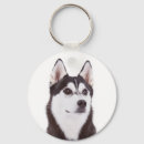 Search for siberian husky key rings Cute