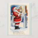 Search for vintage lantern christmas cards Santa