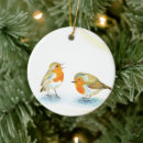 Search for red robin christmas tree decorations Winter