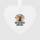 Search for bearded collie christmas tree decorations Wolf