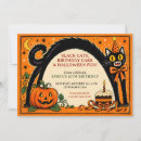 Search for black cat birthday invitations Children
