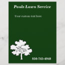 Search for lawn service flyers Green