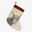 Search for doberman christmas stockings Dog