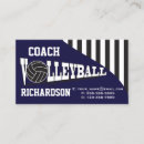 Search for volleyball business cards Professional