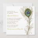 Search for peacock bridal shower invitations Vintage