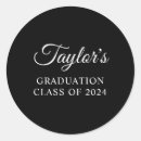 Search for black and white graduation stickers Chic