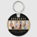 Search for black graduation key rings Gold