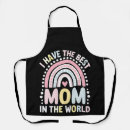 Search for best mum in the world aprons Funny