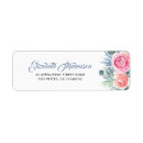 Search for blue and pink return address labels Peony