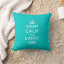 Search for keep calm cushions Typography